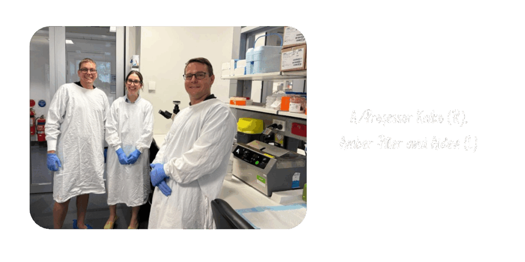 Associate Professor Gerard Kaiko and Amber Pillar